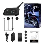 هدست کلاه کاسکت موتور مدل V6 Pro+ 6-riders برند EJEAS - Image 7