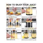آبمیوه‌ گیر شارژی مدل JUICER005 برند DUSENHO - تصویر 4