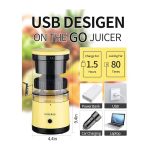 آبمیوه‌ گیر شارژی مدل JUICER005 برند DUSENHO - تصویر 5