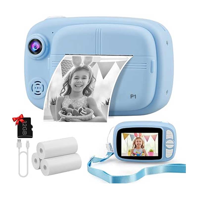 Instant-Print-Camera-for-Kids دوربین دیجیتال چاپ فوری کودک مدل C1 برند Gofunly - Image 1