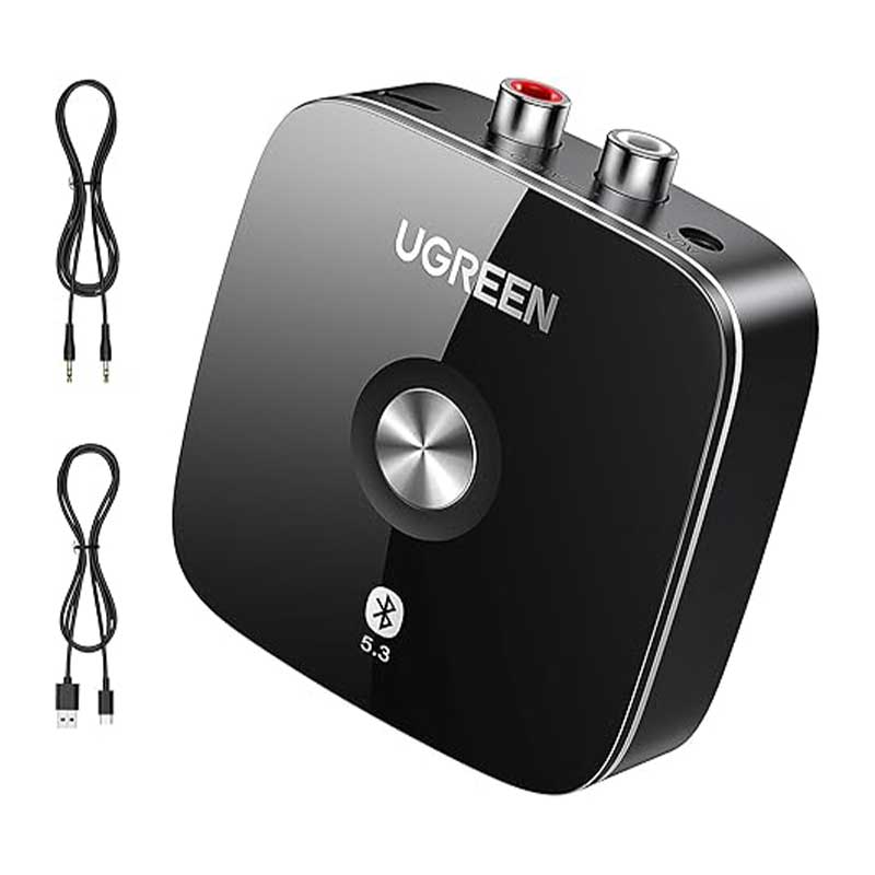 UGREEN-Bluetooth-AUX-Adapter-Built-in-Battery4 گیرنده بلوتوث صوتی یوگرین مدل CM106 برند UGREEN - Image 1