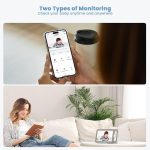 دوربین و مونیتور امنیتی کودک برند ieGeek Baby 1T (استوک) - تصویر 2