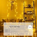 چراغ‌های ریسه ای Ollny باتری‌خور، ۱۵ متر، ۱۵۰ LED - تصویر 3