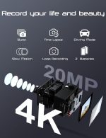 دوربین اکشن برند Apexcam مدل M80AIR - Image 3