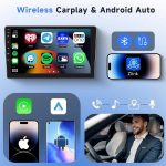 مانیتورآندروید لمسی 7 اینچ و پخش خودرو podofo مدل SH4AMPOD - Image 3