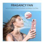 پنکه دستی همراه سنگ کریستال مدل PCXS-XFS برند LIGHTDESIRE صورتی - Image 3