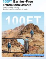 میکروفون بی‌سیم مخصوص آیفون برند HOPTO مدل M9-2L - Image 5