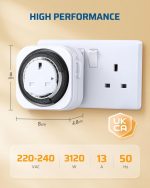 کلید پریز تایمر داخلی مکانیکی DEWENWILS - Image 6