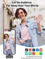 میکروفون بی‌سیم مخصوص آیفون برند HOPTO مدل M9-2L - Image 7