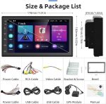 مانیتورآندروید لمسی 7 اینچ و پخش خودرو podofo مدل SH4AMPOD - Image 8