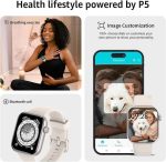 ساعت هوشمند P5 کرمی برای اقایان و بانوان - Image 5