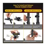 مجموعه چراغ عقب و جلوی دوچرخه شارژی مدل HJ-040 برند Defurhome - Image 8