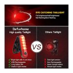 مجموعه چراغ عقب و جلوی دوچرخه شارژی مدل HJ-040 برند Defurhome - Image 5