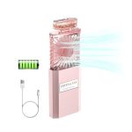 پنکه دستی همراه سنگ کریستال مدل PCXS-XFS برند LIGHTDESIRE صورتی - Image 7