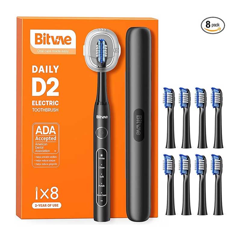Bitvae-D2-Electric-Toothbrush-for-Adults-and-Kids8 مسواک برقی مدل D2 برند Bitvae - Image 1