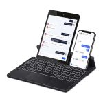 استند تبلت و موبایل به همراه کیبورد بلوتوثی مدل K17 PRO برند Doohoeek