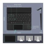 استند تبلت و موبایل به همراه کیبورد بلوتوثی مدل K17 PRO برند Doohoeek - Image 7