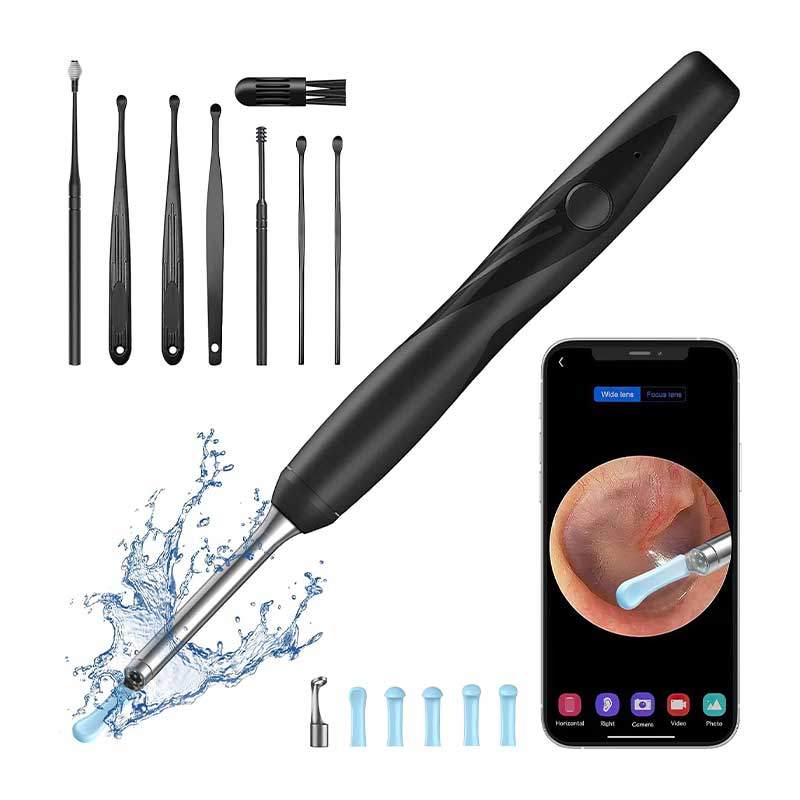 Ear-Wax-Removal-Kit-Ear-Camera11 کیت تمیز کننده گوش دوربین دار مدل P60 برند Wolady - Image 1