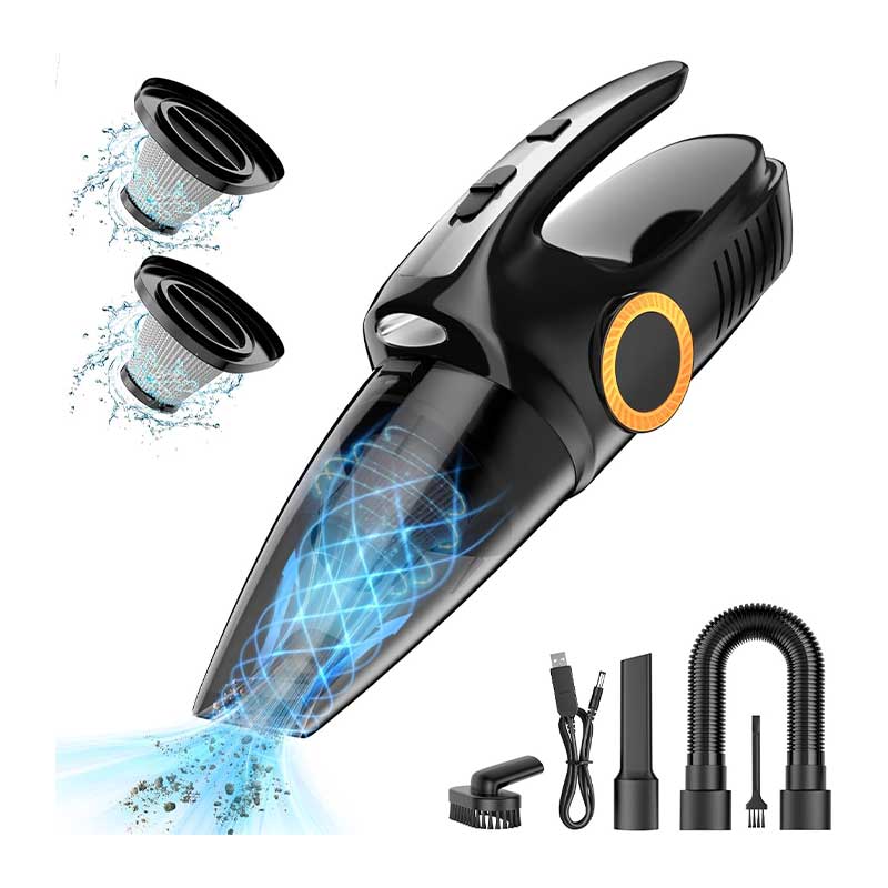 NHOWIN-Car-Vacuum-Cleaner-Cordless3 جارو شارژی با مکس 9500 مدل 5201A برند NHOWIN - Image 1