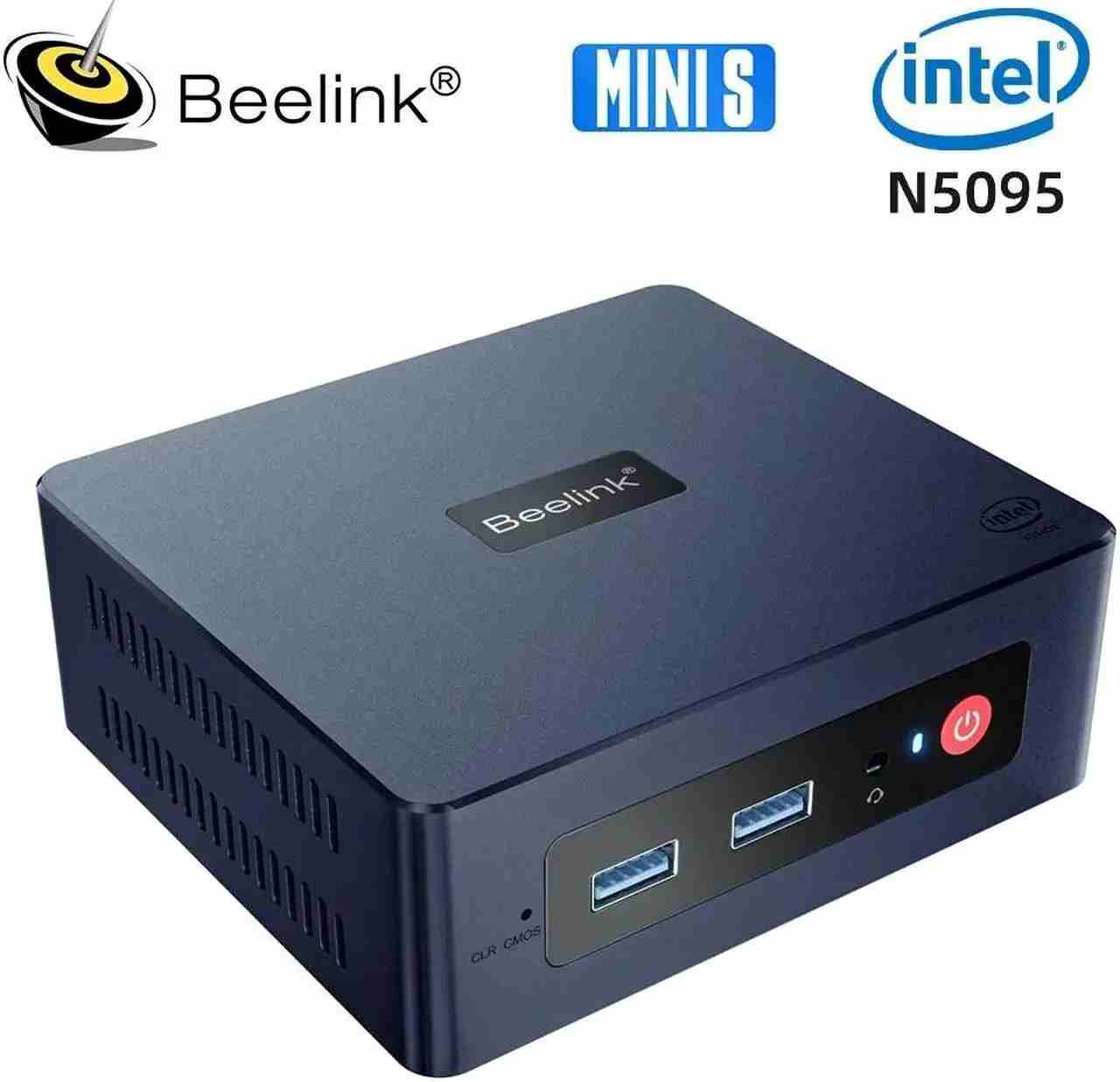 1-22.jpg مینی کامپیوتر Beelink Mini S W11pro رم8گیگابایتDDR4 حافظه 128 گیگابایتSSD - Image 1