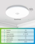 چراغ سقفی LED یافیدو با سنسور حرکت - Image 2