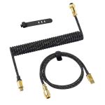 کابل USB C فنری MAMBASNAKE C03 برای کیبورد گیمینگ