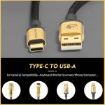 کابل USB C فنری MAMBASNAKE C03 برای کیبورد گیمینگ - Image 11