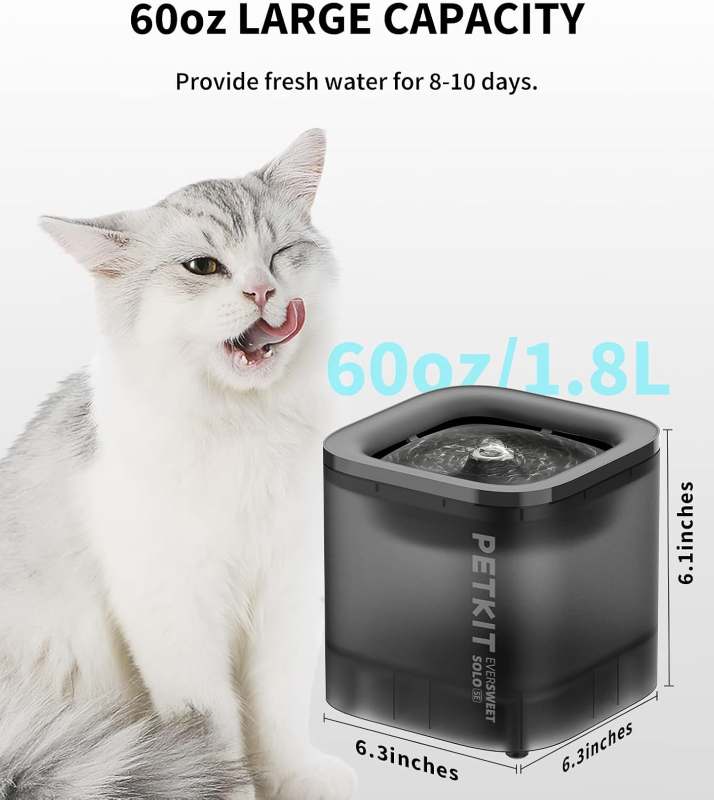 2-38-1.jpg ظرف آب حیوانات خانگی PetKit مدل EverSweet Solo SE - Image 1