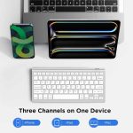 کیبورد بلوتوث CACOE سازگار با iOS، iPadOS و MacOS مدل X60 - Image 3