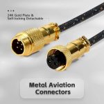 کابل USB C فنری MAMBASNAKE C03 برای کیبورد گیمینگ - Image 4