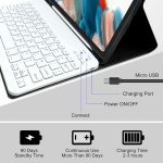کیف و کیبوردی برای سامسونگ گلکسی تب A8 10.5 اینچی طرح انگلستان - Image 7