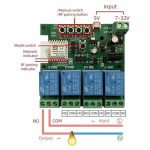 سوئیچ رله 4 کاناله 12 ولتی ZigBee MHCOZY - Image 2