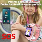 ساعت هوشمند کودکان Kesasohe دخترانه دارای GPS و سیم کارت خور و دوربین دار - Image 5
