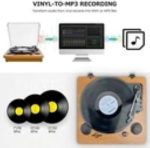 گرامافون قهوه‌ای Viflykoo  مدل  DP-636XR-87 - تصویر 8