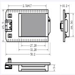 برد توسعه TECHE ESP32  دارای بلوتوث ، وایفای داخلی مدل HTIT-WB32 - Image 6