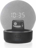 پایه باتری GGMM D4 Echo Dot برای Echo Dot نسل چهارم (با Dot 5 یا بزرگتر Echo 4 سازگار نیست، شامل بلندگو نمی‌شود)، پایه بی‌سیم Alexa Echo Dot 4، تا 7 ساعت پخش، مشکی - Image 5