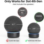 پایه باتری GGMM D4 Echo Dot برای Echo Dot نسل چهارم (با Dot 5 یا بزرگتر Echo 4 سازگار نیست، شامل بلندگو نمی‌شود)، پایه بی‌سیم Alexa Echo Dot 4، تا 7 ساعت پخش، مشکی - Image 7