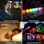 لامپ‌های هوشمند وای‌فای، چراغ‌های LED با قابلیت تغییر رنگ برند lepro  بسته ۴ عددی - Image 6
