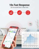 دماسنج داخلی دیجیتال ThermoPro TP357 260FT، دماسنج بلوتوث رطوبت سنج با اپلیکیشن هوشمند، دماسنج اتاقی رطوبت سنج - Image 2