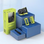 شانه محافظ برای Philips One Blade، شانه دقیق 14 در 1 قابل تنظیم با محافظ بدن، محافظ پوست، ضمائم برای اصلاح، نظافت، با 14 تنظیم طول