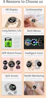 ساعت هوشمند زنانه I70 , IP68 ضد آب برای اندروید و iOS - Image 7