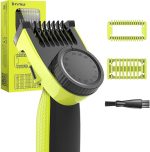 شانه محافظ برای Philips One Blade، شانه دقیق 14 در 1 قابل تنظیم با محافظ بدن، محافظ پوست، ضمائم برای اصلاح، نظافت، با 14 تنظیم طول - تصویر 5
