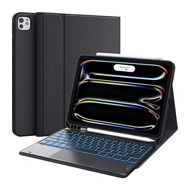 CHESONA-Keyboard-Case-for-iPad قاب کیبورد آیپد پرو 11 اینچ برند CHESONA مدل A2837 - Image 1
