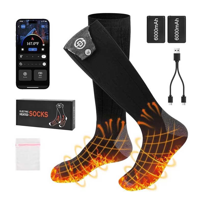 Netraty-Heated-Socks2 جوراب حرارتی شارِژی برند Netraty مدل KEC-6000 - Image 1