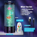 آباژور رومیزی مدل Bubble Fish Lamp - Image 3