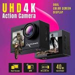 دوربین اکشن Exprotrek 4K با سرعت 60 فریم بر ثانیه و صفحه نمایش لمسی - Image 10