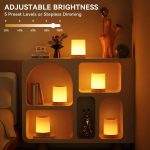چراغ خواب LED لمسی Auxmir با قابلیت تنظیم نور - Image 11