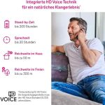 تلفن ثابت بی‌سیم تحت شبکه Telekom Speedphone 12 سفید با صفحه نمایش رنگی - Image 4