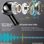هدفون بی‌سیم Ordtop مدل I13 بلوتوث ۵.۳، با دو میکروفون و ضد آب (دارای خط و خش) - Image 6