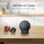 پایه باتری GGMM E4 برای بلندگوی هوشمند نسل چهارم برای قابل حمل کردن نسل چهارم شما، مشکی (شامل بلندگو نمی‌شود) - Image 4